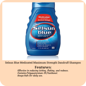 Selsun Blue Medicated Maximum Strength Anti-Dandruff Shampoo